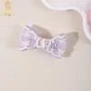 Nuevos accesorios para el cabello transfronterizos de Amazon para niños, exquisitos pasadores de lazo para niñas, pequeños pasadores laterales para niñas pequeñas