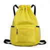Mochila de entrenamiento de fútbol y baloncesto, personalizable con logo, bolsa con cordón deportiva y de fitness para actividades