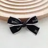 Estilo Tweed Blanco y Negro Clásico Patrón de Letras Moño Ropa Calcetines Accesorios Accesorios para la Cabeza Zapatos Bolsos Accesorios