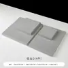 Soporte de Exhibición de Joyería Tablero de Terciopelo Mostrador de Tienda Juego de Yeso de Terciopelo Exhibición de Pendientes Anillos Collares Un Juego Resuelve