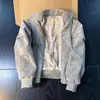 Jaqueta de Couro PU Tie-Dye Estilo Americano, Masculina de Inverno com Forro de Lã Espessada Quente Gola Alta à Prova de Frio Jaqueta de Motociclista Casaco de Algodão