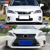 Adecuado para 12 actualizado a 14-16 Lexus CT200 parachoques delantero, parrilla delantera, kit completo de modificación