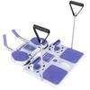 Tabla abdominal multifuncional transfronteriza, rueda de curling abdominal para pilates, rebote automático, flexiones, soporte plano, dispositivo de fortalecimiento abdominal.
