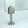Pés de suporte para grampo de vidro, suporte fixo, acessórios de hardware para grampo de tela, clipes de aço inoxidável, fixadores sem furo para painéis de divisão
