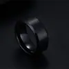 Explosiones Anillo Europeo y Americano Personalidad Femenina Anillo Anillo 8mm de ancho anillo de pareja anillo de acero inoxidable fabricantes venta al por mayor