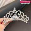 Peineta de corona para niña, peineta de princesa con perlas de cristal, accesorios para el cabello con diamantes de imitación, venta al por mayor