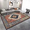 Alfombras de estilo persa transfronterizas para sala de estar, dormitorio, mesita de noche, antideslizantes, resistentes a las manchas, alfombras para sofá, alfombras de terciopelo de cristal al por mayor