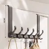 Gancho para Cabideiro Atrás da Porta do Quarto, Cabideiro de Parede sem Furos, Gancho de Porta de Entrada para Pendurar Roupas e Bolsas