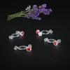 Japón protección ambiental resina plástico accesorios clip para oreja transparente clip en U convertidor sin agujero en la oreja accesorios para joyería DIY venta al por mayor