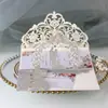 Cartão de Cumprimentos Estéreo Rosa para Casamento Cartão de Dia dos Namorados Convite Pó Glitter para Casamento Dourado Convite Estoque Pronto