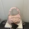Bolsa transversal feminina estilo coreano com laço, alta aparência, bolsa de mão requintada com estampa de estrelas, moderna, para o dia a dia