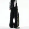 Nueva colección de otoño: Pantalones de chándal camuflados a rayas, longitud extendida para personas altas, pantalones casuales, 190cm, 115, pierna recta, pierna ancha, pantalones deportivos