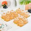Prato de Petiscos de Frutas Secas Prato de Frutas Sala de Estar Mesa de Centro Novo Plástico Estilo Escandinavo Criativo Prato Dividido para Sementes de Melão Petiscos