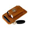 Bolsa para Teléfono Móvil de Hombre de Cuero Crazy Horse con Correa para Cinturón, Bolsa de Cintura Deportiva Multifuncional, Bolsa para Encendedor de Cigarrillos para Obra