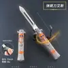 Jogo Anime Pirata Ace 22cm Faca de Salto com Bomba Molde Liga de Zinco Adereços Artesanato Brinquedos Sem Lâmina