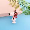 Xq147 Muñeco de Plástico Blando Serie Snoopy Accesorios para Llavero de Coche Llavero de Dibujos Animados Colgante Juguete de Moda DIY Muñeco