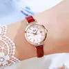 Gedi Novo Calendário de Influenciador do Tiktok Pulseira Relógio Feminino Simples e Fashionável Estudante À Prova d'Água Relógio de Quartzo