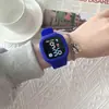 Celebridad de Internet de Douyin Más Vendido Nuevo Reloj Digital LED Innovador Estilo Preppy Ins Estudiantes Hombres y Mujeres Reloj Digital Cuadrado Pequeño