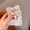 Accesorios para el Cabello de Niñas con Moño de Dibujos Animados y Cinta Mágica, Pinzas para el Cabello con Flecos de Encaje, Pasadores Lindos de Princesa, Adornos para el Cabello