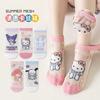 Meias Infantis Sanrio de Desenho Animado Novas, Meias Curtas Transparentes Finas de Seda Gelada de Verão para Meninas, Meias de Cristal, Respiráveis