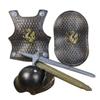 10000 Halloween performance traje armadura guerreiro 4 peças terno armadura dragão cavaleiro equipamento armadura