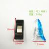 Clip transparente clip para hacha clip lateral clip de color clip semicromático múltiples colores opcionales se pueden usar