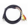 Cable de Diferencia de Color Hd a 3Rca HDMI a Av Triple Loto Rojo, Amarillo y Blanco Conjunto de Cables Diferenciales Cable de Video Hd para Decodificador