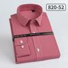 Camisa Social Masculina de Manga Longa 100% Algodão Dp Pronta para Usar Resistente a Amassados com Listras de Algodão