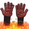 Guantes Retardantes de Llama, Resistentes al Fuego, Resistentes a Altas Temperaturas hasta 800 Grados, Para Barbacoa BBQ, Horno de Microondas, Horneado, Guantes de Silicona Aislantes del Calor Anti-Escaldaduras