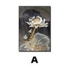 Pintura decorativa de entrada de luxo leve e sofisticada flor abstrata Sentido tridimensional Porta de entrada Pintura mural Atmosférico Sala de estar Pintura suspensa
