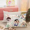 Funda de almohada de terciopelo ártico linda de invierno de Crayon Shin-Chan para niños, forrada de forro polar, 30x50 cm, funda individual para almohada, dormitorio de estudiante