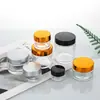 Botella de Vidrio Transparente para Crema de 30g Tamaño de Viaje Producto para el Cuidado de la Piel Botella Rellenable para Loción Botella de Vidrio Multiespecificación