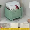 Caja de almacenamiento de mascarillas faciales de gran capacidad, cesta de almacenamiento de cosméticos para lavabo de baño, estante para productos de cuidado de la piel de escritorio para baño