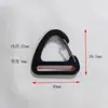 Fabricante Directo de Hebillas D para Mascotas Suministra Hebilla Triangular de Aluminio de Aviación Metálica de Alta Precisión Hebilla de Tracción para Mascotas Equipaje