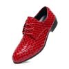 Zapatos de Cuero de Moda para Hombre 2026 Talla Grande Zapatos Formales para Hombre Primavera con Cordones Puntiagudos Zapatos Individuales para Boda