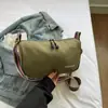 Nova Bolsa Feminina de Verão 2025 Moda Bolsa Bolinho Casual Esportes Alça Larga Bolsa Transversal Leve Simples Bolsa de Ombro