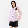 Nova Mochila de Alta Qualidade e Grande Capacidade para Estudantes do sexo Feminino, 5ª-6ª Séries, Ensino Fundamental II, Ensino Médio