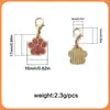 Accesorios Pequeños Hechos a Mano Aleación con Goteo de Aceite DIY Pulsera Collar Colgante de Oreja Llavero Accesorios Material Colgante Colgante
