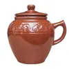 Tarro de Sal Cerámica Tarro de Condimentos Hogar Cocina Antiguo a Prueba de Humedad Tarro para Manteca con Tapa Resistente a Altas Temperaturas Cuchara Tarro de Aceite de Chile