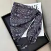 Bufanda de Seda para Mujer Nueva Moda Triángulo Estampado Bufanda para Mujer Casual Versátil de Viaje Decorativa Bufanda para Cintura Pañuelo Multifuncional para la Cabeza