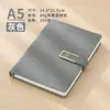 Cuaderno con Hebilla Antipatrón de Tela para Uso en Oficina de Negocios, Bloc de Notas A5, Cuaderno B5, Cuaderno A5 con Logo Personalizado