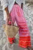 Estilo Nuevo Europeo y Americano Creativo Patrón de Pez Traje Casual Holgado Pantalones Deportivos de Pierna Ancha Conjunto Casual con Temática Oceánica