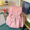 Nova Mochila de Menina Fofa Preguiçosa de Primavera Mochila para Aluno do Ensino Fundamental Moda Nicho ins Mochila Leve para Compras