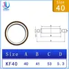 Soporte de Alto Vacío KF Acero Inoxidable 304 Brida NW 16 Abrazadera 25 Anillo de Sellado 40 Conexión de Tubería 50 Accesorio 100