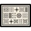 Tapete Drenante para Cozinha Temu Transfronteiriço Levemente Luxuoso Floral de Terra de Diatomáceas, Tapete Protetor Absorvente de Água Anti-Escaldante Isolante Térmico para Bancada Doméstica
