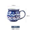 [Taza de cerámica de regalo] creativa estilo nacional publicidad personalidad taza de agua moda gran capacidad taza de características retro