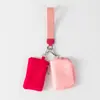 Bolso de mano Lulu Cross-border Same Style para mujer, portátil, sencillo, para guardar tarjetas bancarias, minibolso para guardar monedas, bolso para llaves