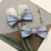 Ins Coreano Nuevo Retro Tela de Mezclilla Lazo DIY Goma para el Cabello Diadema Accesorios para el Cabello Coleta Pin Lateral Accesorios