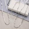 Colar de prata quebrado de verão simples estilo frio personalidade nicho design high-end sense ins moda cool colar pulseira para mulheres