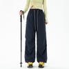 Pantalones de Carga de Verano NASA Versátiles para Mujer Finos para Exteriores Cortavientos Impermeables de Montañismo de Secado Rápido Pantalones Cortos de Herramientas de Paracaidistas